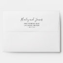 Search for black and white envelopes Chic