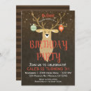 Search for deer christmas invitations Modern