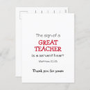 Search for great sayings postcards Thank you teacher