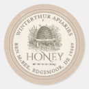 Search for vintage kraft stickers Beekeeper
