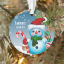 Search for elf christmas tree decorations Snowman