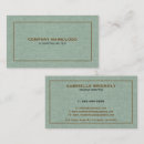 Search for linen business cards Simple