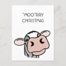 Search for farm animal christmas cards Black