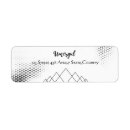 Search for grey and black return address labels Stylish