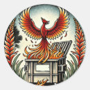 Search for rising phoenix stickers From