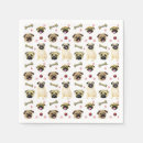 Search for cute pug napkins Cartoon