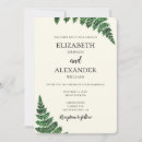 Search for fern wedding invitations Botanical