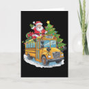 Search for school bus driver christmas cards Season