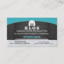 Search for garage door business cards Construction