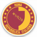 Search for roma flag stickers Italy
