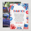 Search for 1st birthday thank you cards Red white and blue