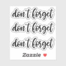 Search for forget Don't forget