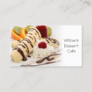 Search for dessert business cards Food