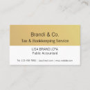 Search for bookkeeping services business cards Simple