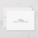 Search for winter wedding bridesmaid cards Handwritten