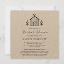 Search for kraft paper bridal shower invitations Farmhouse
