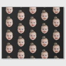 Search for baby face wrapping paper Birthday