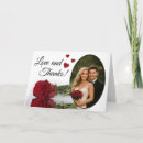 Search for red roses thank you cards Love and thanks