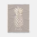 Search for gold and gray blankets For her