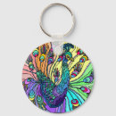 Search for peafowl key rings Peacock
