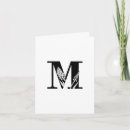 Search for black and white floral note cards Flower