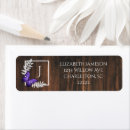 Search for purple butterfly return address labels Modern