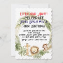 Search for tropical 1st birthday invitations Leaves