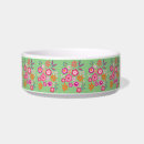 Search for floral dog bowls Green