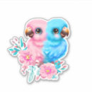 Search for cute pink bird stickers Parrot