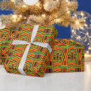 Search for kente cloth wrapping paper Afrocentric