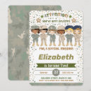 Search for armies invitations For kids