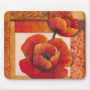 Search for orange floral mousepads Pattern