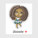 Search for black cartoon characters stickers For kids