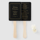 Search for art deco wedding programs Black and gold