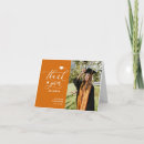 Search for orange thank you cards Trendy