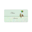 Search for balloons return address labels Elegant