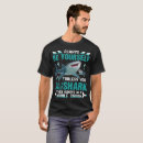 Search for whales mens tshirts Shark