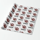 Search for football birthday wrapping paper Player
