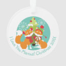 Search for red fox christmas tree decorations Winter