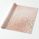 Search for gold damask wrapping paper Girly