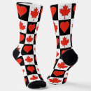 Search for canada flag socks Canadian