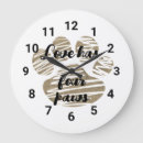 Search for paw print clocks Dog lovers