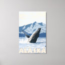 Search for vintage travel canvas prints Alaska