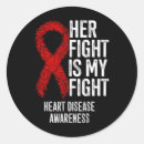 Search for stroke awareness stickers Heart disease warrior