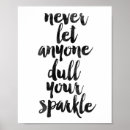 Search for dull your sparkle Typography