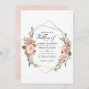 Search for rose gold geometric wedding invitations Blush