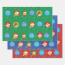 Search for elves wrapping paper Boy