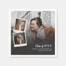 Search for photo collage napkins Graduation party