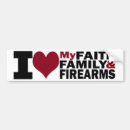 Search for firearm bumper stickers Control