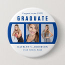 Search for graduation favour badges Blue